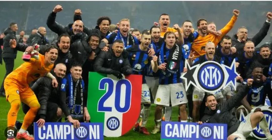 Inter kroont zich vroegtijdig tot kampioen van Italië