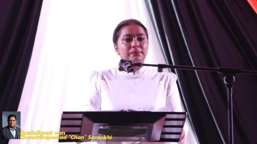 Melissa Santokhi: “Ifu yu e kari yusrefi wan Sranan man, dan yu sabi san Chan du gi Sranan”