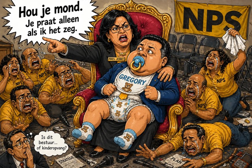 De grote baby in de macht