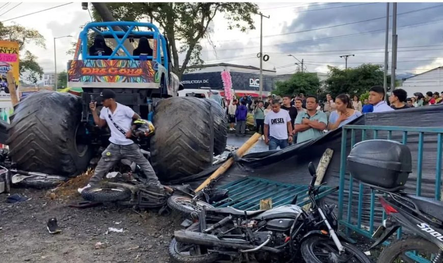 Doden en tientallen gewonden na monstertruckongeval in Colombia