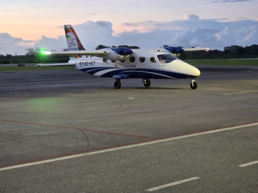 Nieuwe luchtverbinding tussen Guyana en Suriname gelanceerd