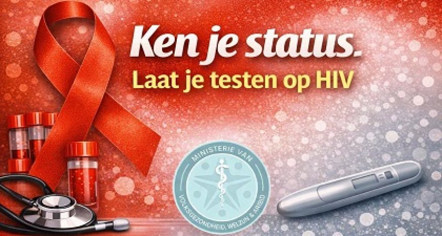 Landelijke hiv-campagne van start: “Ken jouw status en laat je testen”