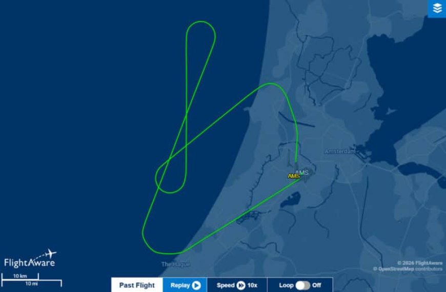 SLM vlucht vanuit Schiphol onderbroken na technisch mankement