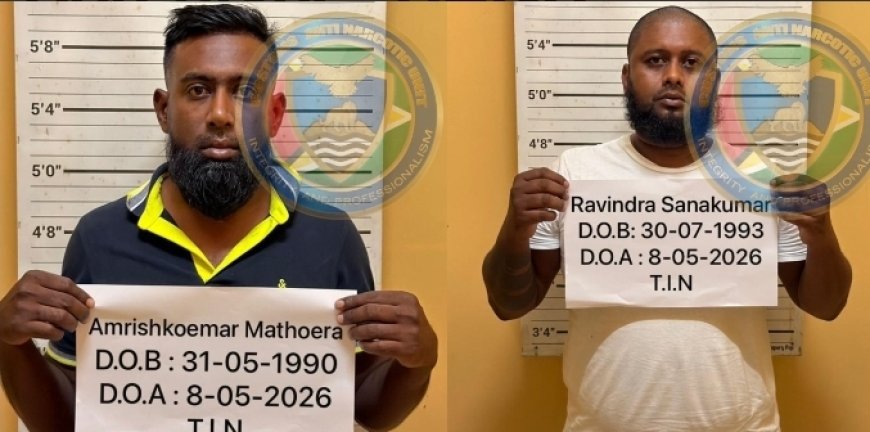 Surinamer in Guyana aangehouden met cocaïne en vuurwapen
