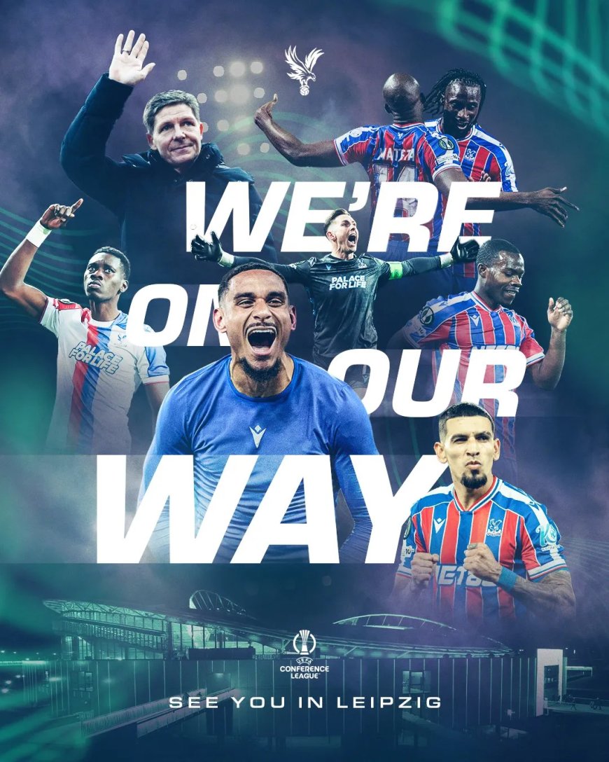 Crystal Palace bereikt eerste Europese finale ooit