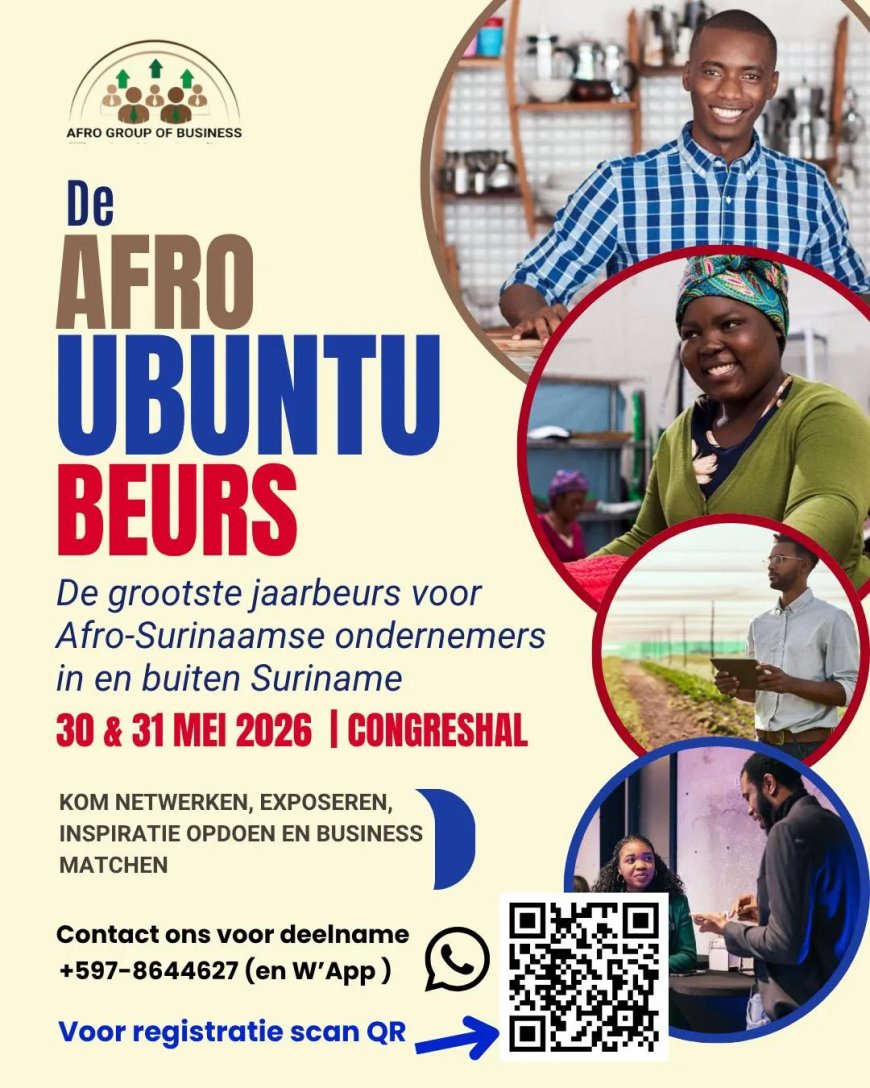 Afro Ubuntu Beurs brengt ondernemers samen in Congreshal