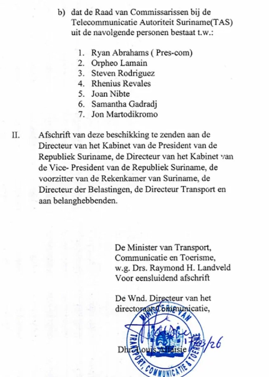 Ryan Abrahams officieel benoemd bij TAS, maar functie gaat naar Scheek