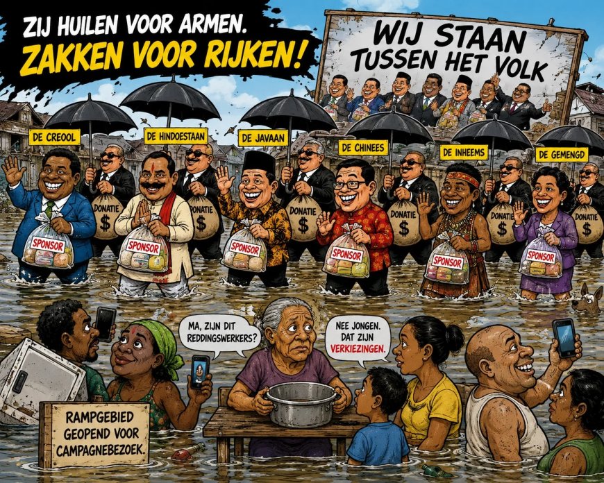 Politici zwemmen alleen in wijken met camera’s