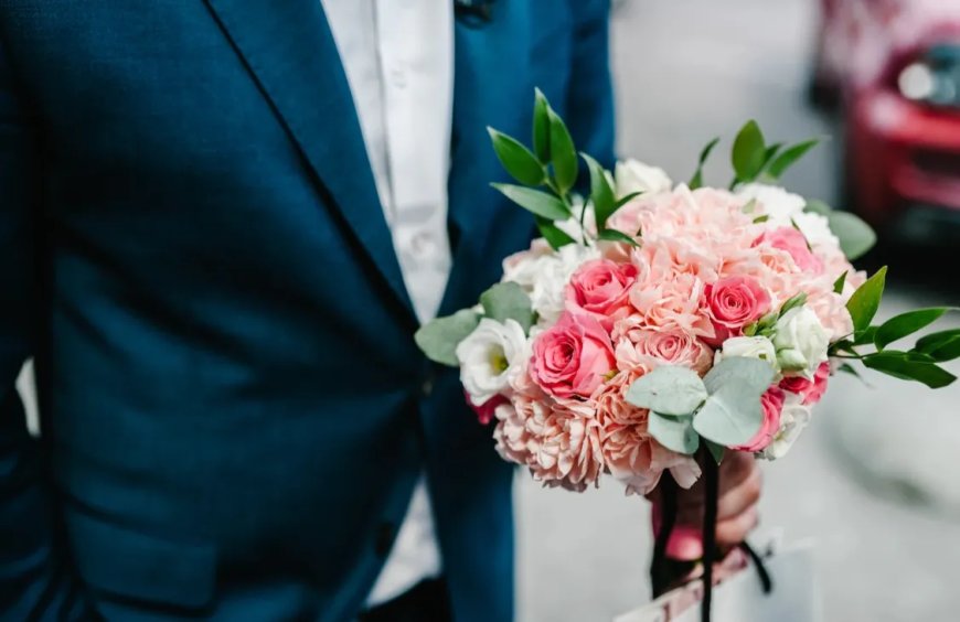 Bloemen bij het ontslag  