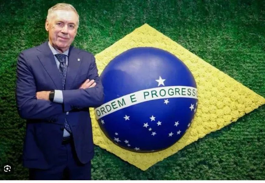 Ancelotti blijft langer bondscoach van Brazilië