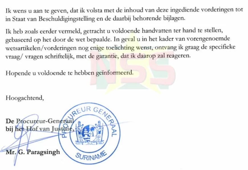 Pg wijst uitnodiging DNA-commissie af: extra toelichting alleen schriftelijk