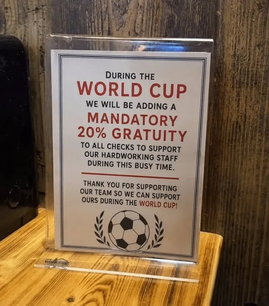 Restaurants verhogen rekening tijdens WK
