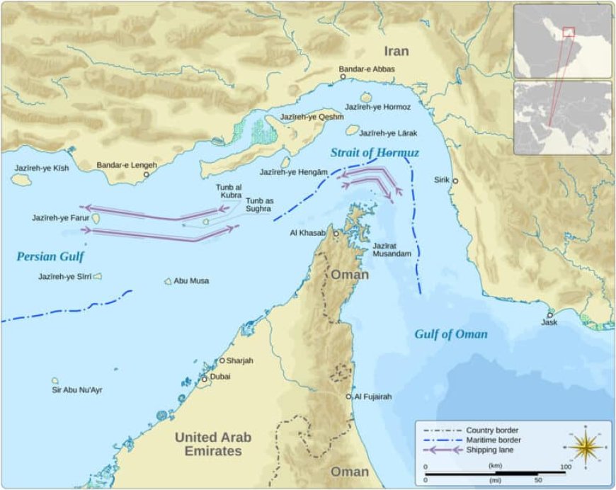 Chinese olietanker stevent af op Straat van Hormuz te midden van geopolitieke spanningen