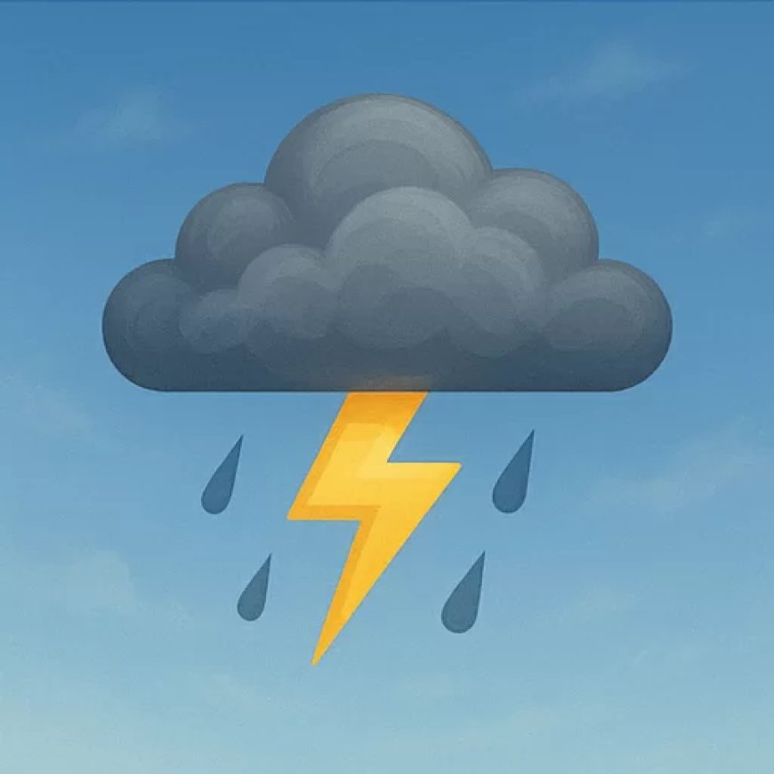 Meteorologische Dienst waarschuwt voor zware regenval en onweersbuien