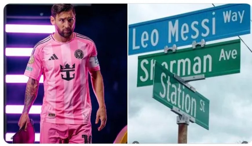 Straat in Miami vernoemd naar Lionel Messi
