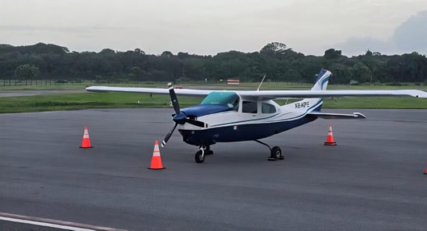 Cessna zonder toestemming geland op EAG-Airport