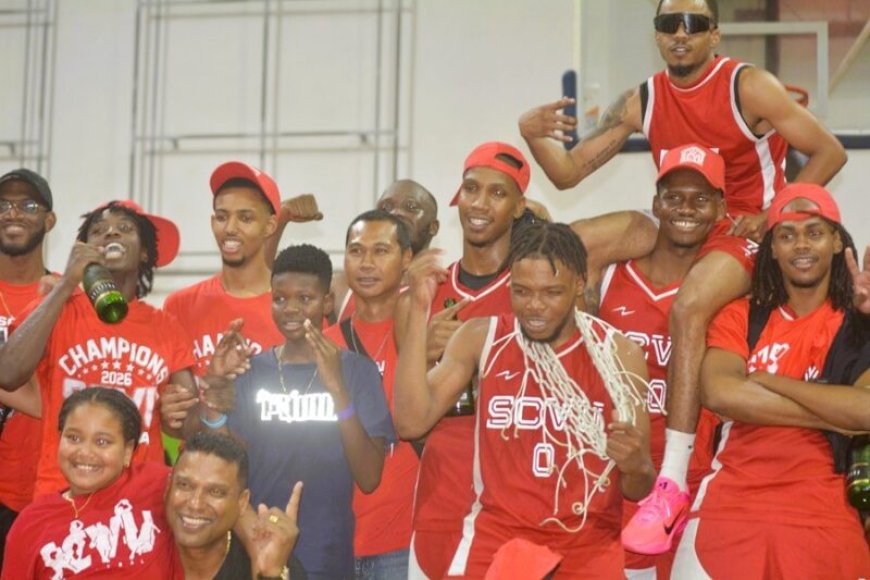 Clean sweep: SCVU na tien jaar weer mannenhoofdklasse basketbalkampioen