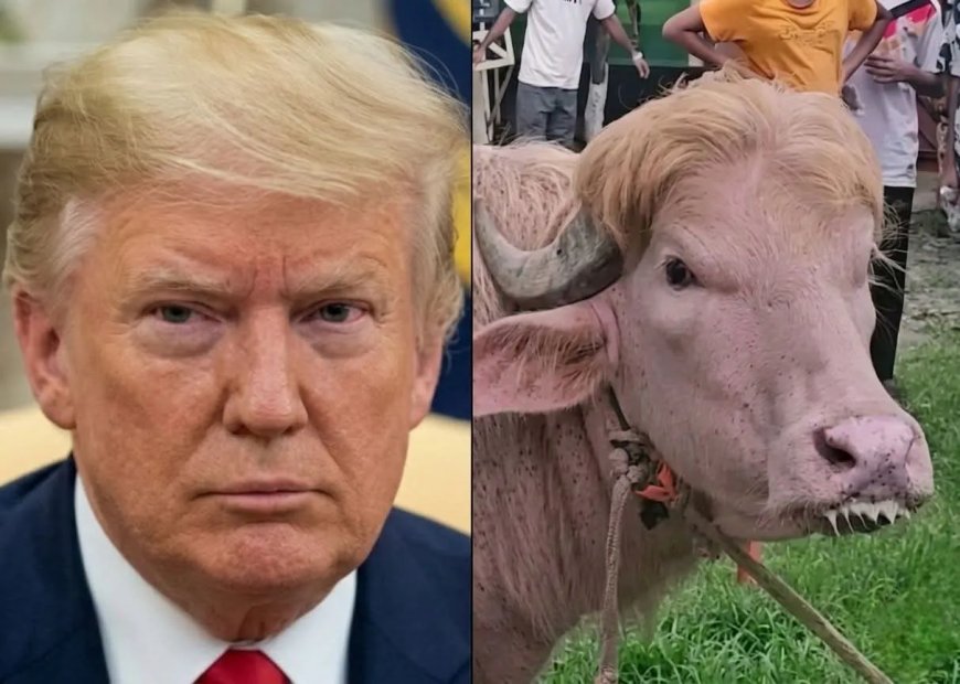 WIST U DAT: Buffel in Bangladesh beroemd is op internet, omdat hij op Trump zou lijken?