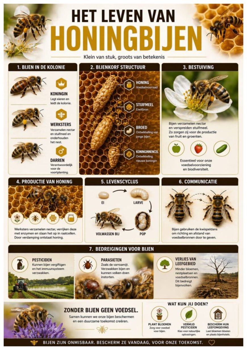 LVV benadrukt belang van bijen voor voedselzekerheid en natuur