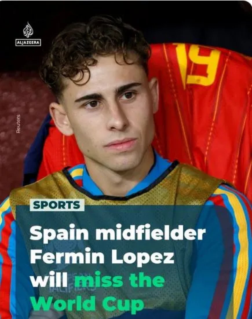Fermin Lopez mist WK na operatie aan rechtervoet