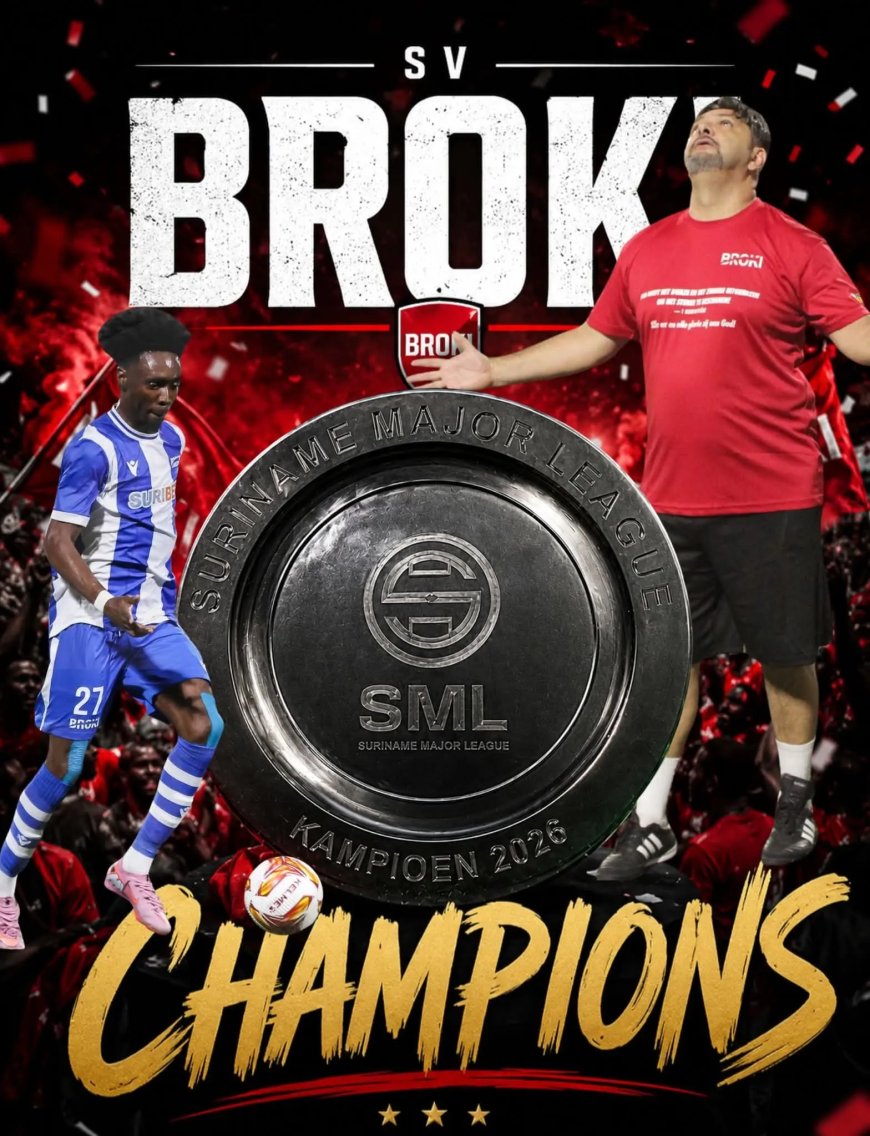 SV Broki schrijft geschiedenis met SML-titel