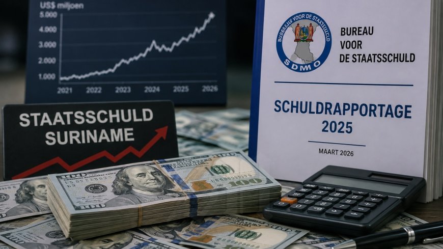 VES: staatsschuld Suriname in negen maanden met ruim US$ 700 miljoen gestegen