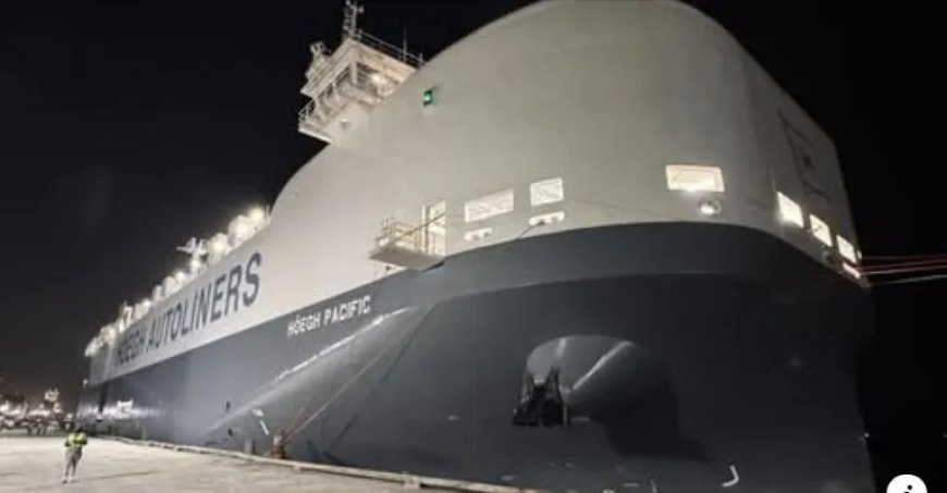 Noors schip levert 800 voertuigen af in Guyana