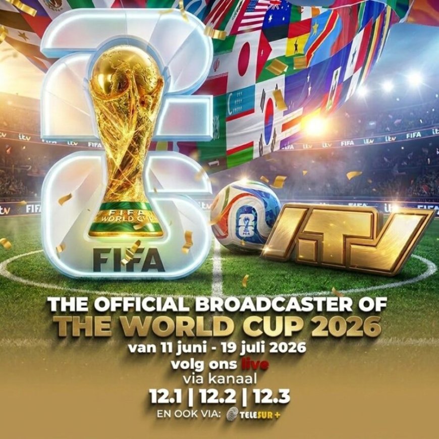 WK-voetbal 2026 ook op ATV en Telesur+