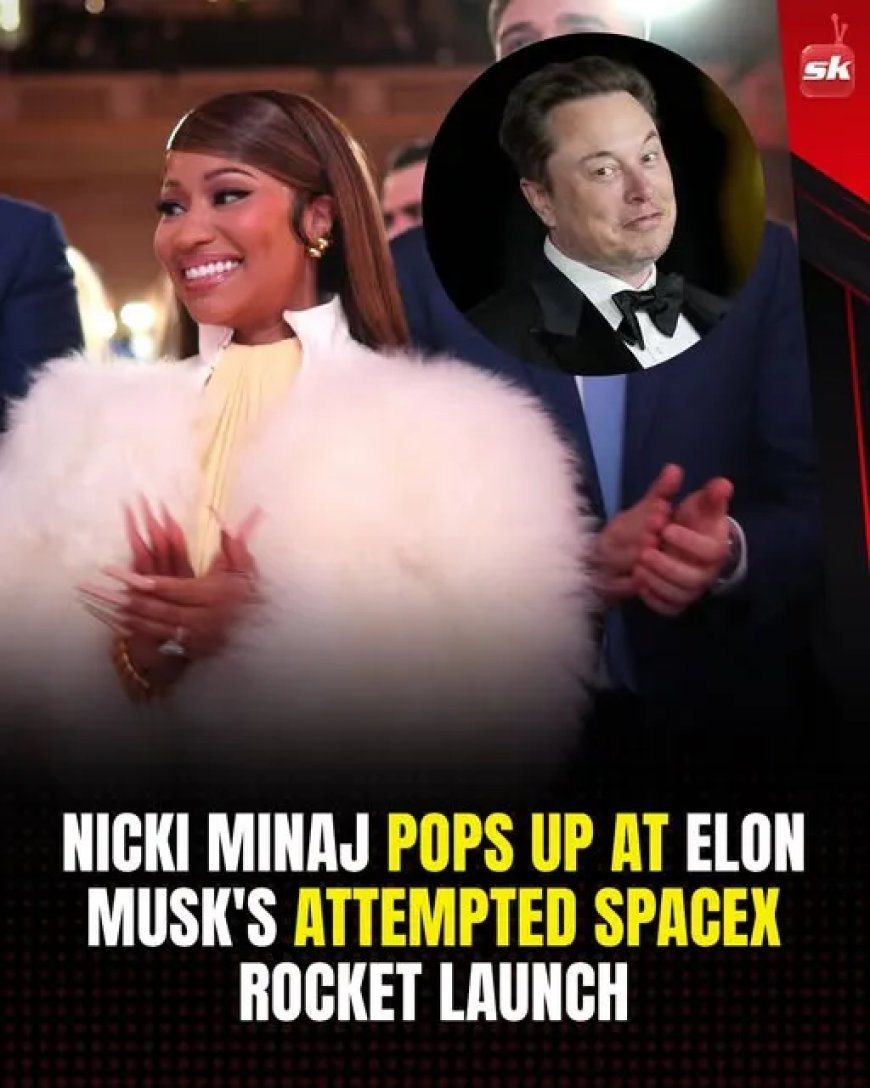 Nicki Minaj toont bezoek aan Starbase van Elon Musk