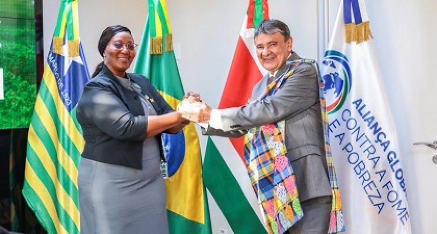 Suriname en Brazilië praten over versterking sociaal systeem