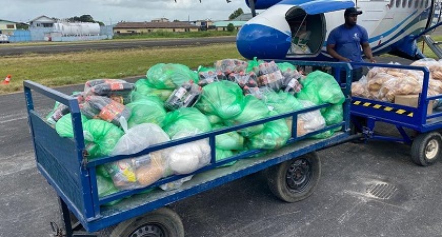 Voedselhulp voor door wateroverlast getroffen dorpen in Zuid-Suriname