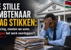 De stille ambtenaar mag stikken: regering, moeten we soms 3 dagen het werk neerleggen?!