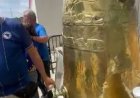 Gigantische Bosnische koffiepot reist mee naar WK