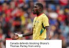 Canada verdedigt weigering Partey