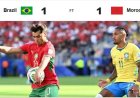 Marokko houdt Brazilië op gelijkspel
