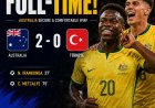 Australië verrast Turkije bij WK-rentree