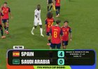 Derde helft WK 2026: Spanje herpakt zich tegen Saoedi-Arabië: 4-0