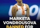 Vondrousova vier jaar geschorst