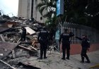 Krachtige aardbevingen van 7,1 en 7,5 op schaal van Richter treffen Venezuela, gebouwen Carac