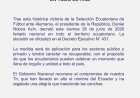 Ecuador viert historische WK stunt met nationale feestdag
