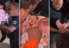 In Venezuela twee dagen na bevingen baby vanonder puin gered
