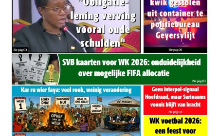 Dagblad Suriname, maandag 1 juni 2026