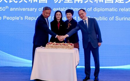 Suriname en China vieren 50 jaar diplomatieke vriendschap