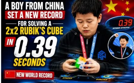 Chinese wonderkind verbreekt rubiks cube-record