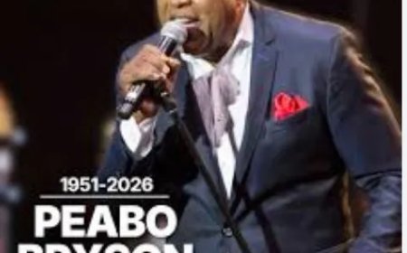 Peabo bryson, de koning van de ballads, overleden op 75-jarige leeftijd