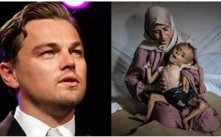 Dicaprio reageert fel op beelden uit gaza
