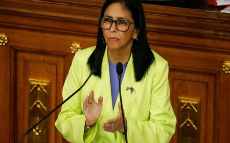 Venezolaanse waarnemend president Delcy Rodriguez op 5-daags bezoek in India