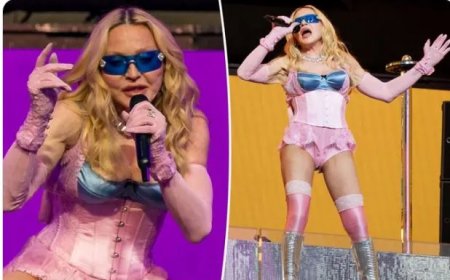 Madonna verrast New York met optreden op Times Square