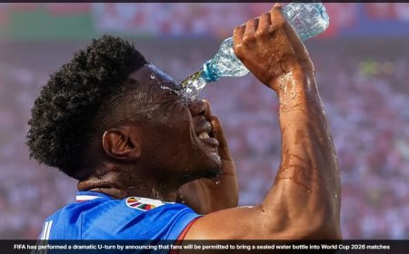FIFA versoepelt waterflesbeleid na felle kritiek