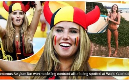 Van WK-supporter tot internationaal model